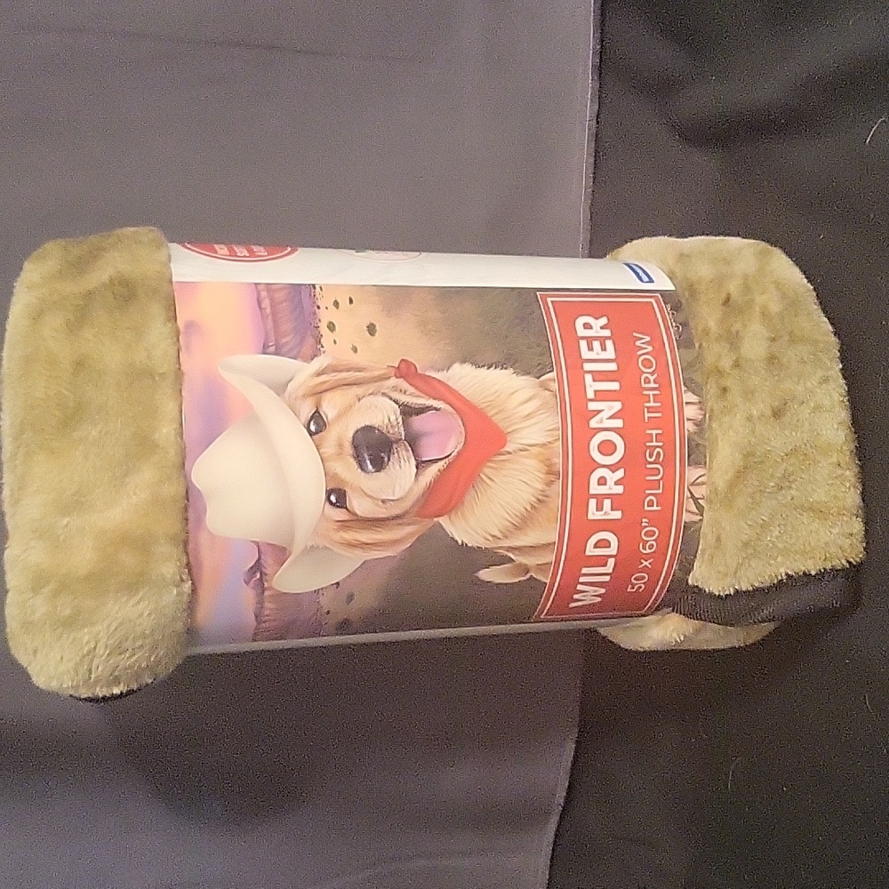 50X60 plush throw